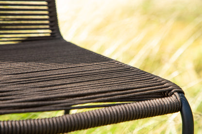 Spisebordsstol 2-pak Brun/Sort