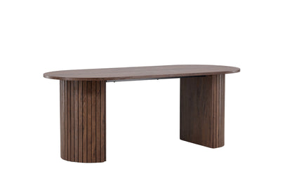 Härön Oval Spisebord 200 x 90 Mocca