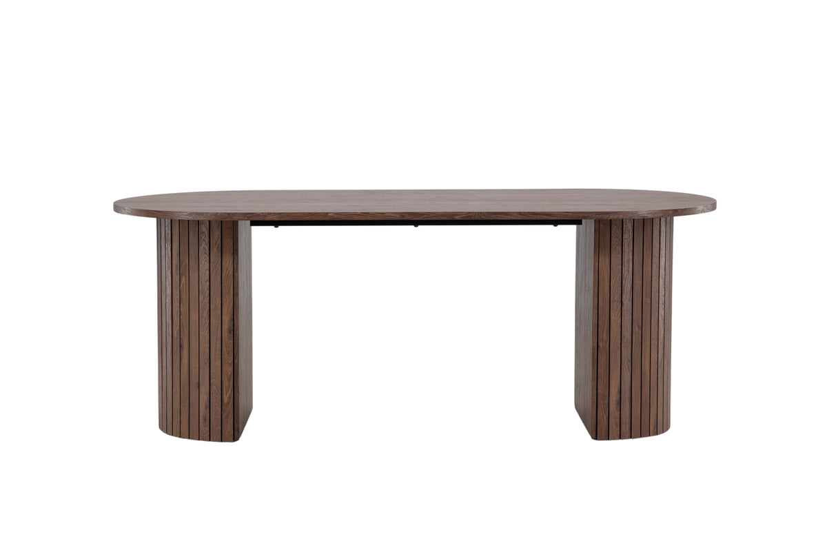 Härön Oval Spisebord 200 x 90 Mocca