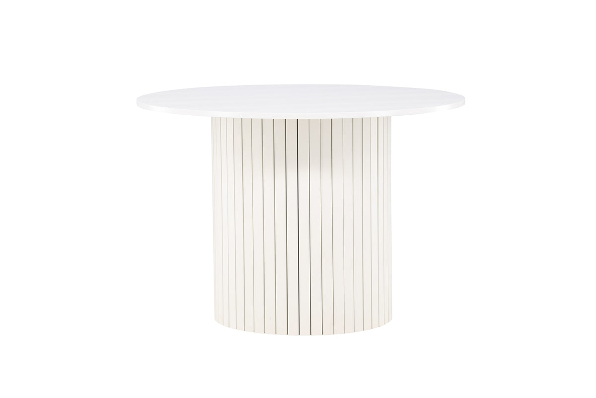 Härön Rundt Spisebord ø110 Hvid