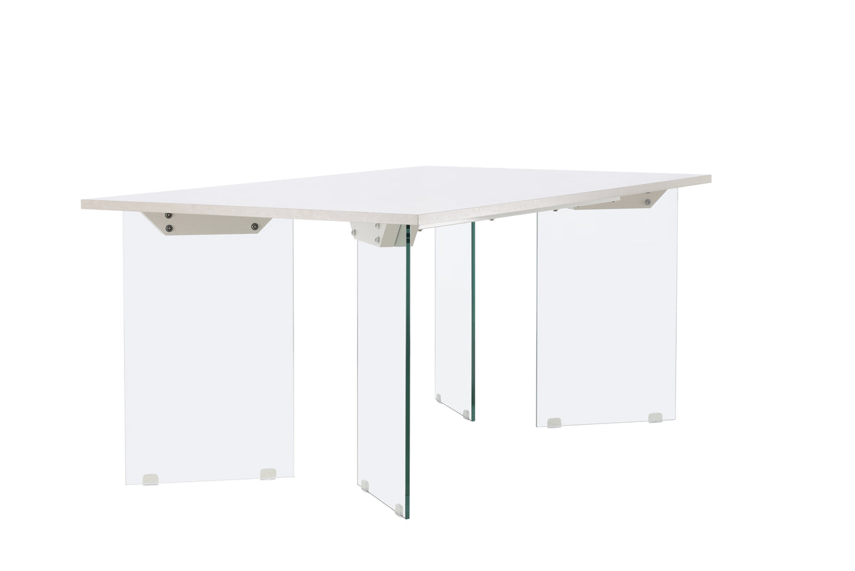 Ester Rektangulært Spisebord 180 x 90 Lys Grå