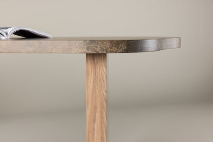 Eleonora Oval Spisebord 230 x 100 Brun