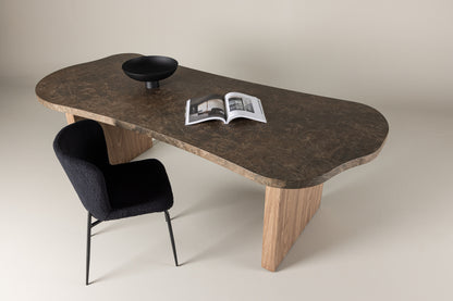 Eleonora Oval Spisebord 230 x 100 Brun