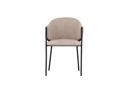 Evelina Spisebordsstol 2-pak Beige