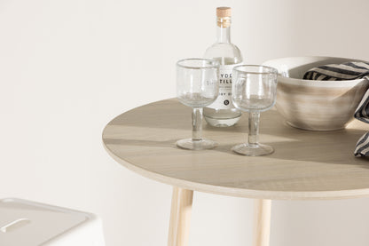 Plaza Barbord ⌀70 Hvidvasket