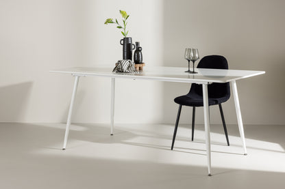 Silar Rektangulært Spisebord 180 x 90 Hvid