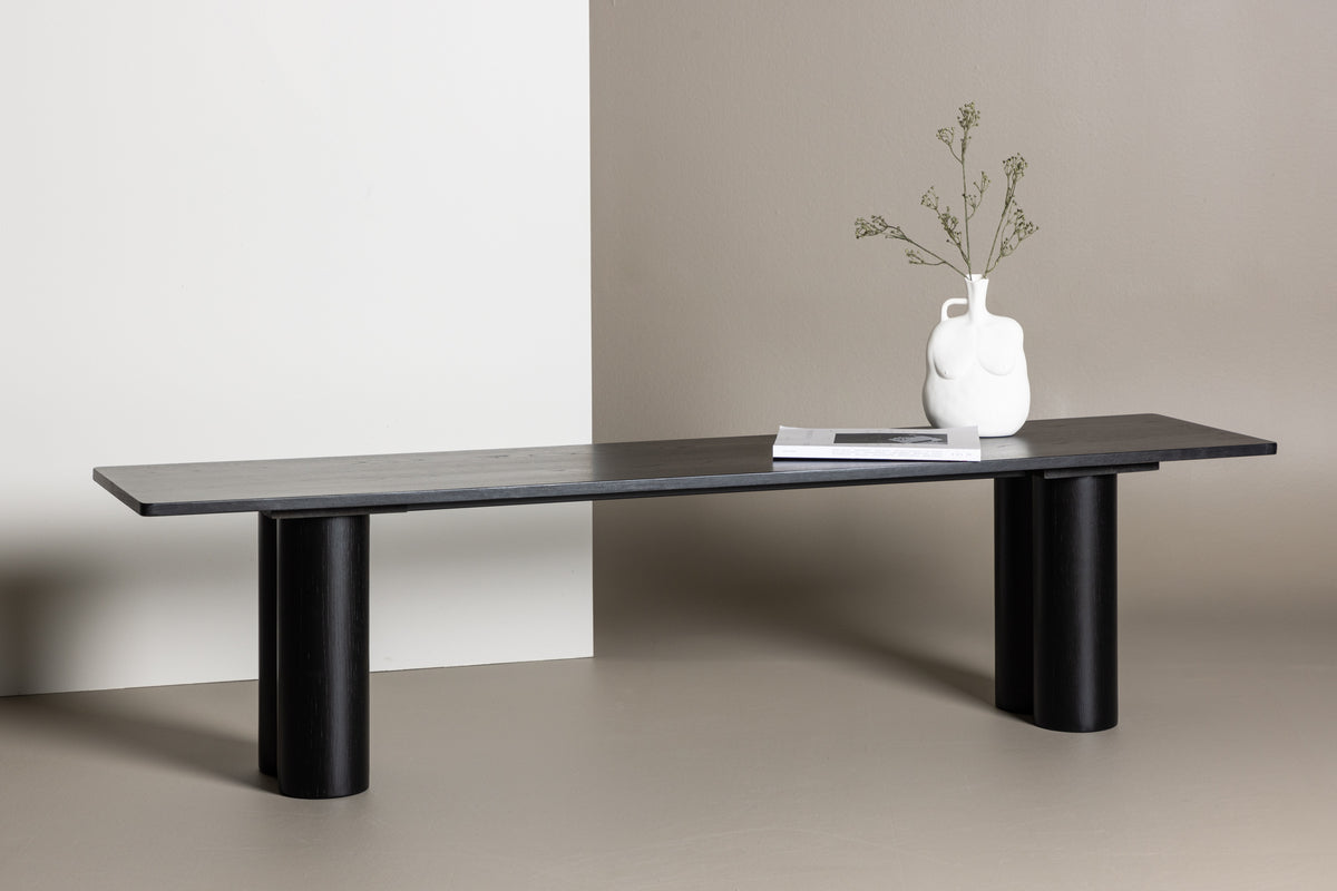 Olivia Bænk 40 x 180 x 45 Sort
