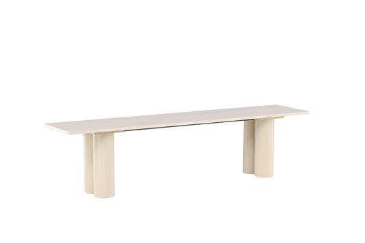 Olivia Bænk 40 x 180 x 45 Hvidvasket