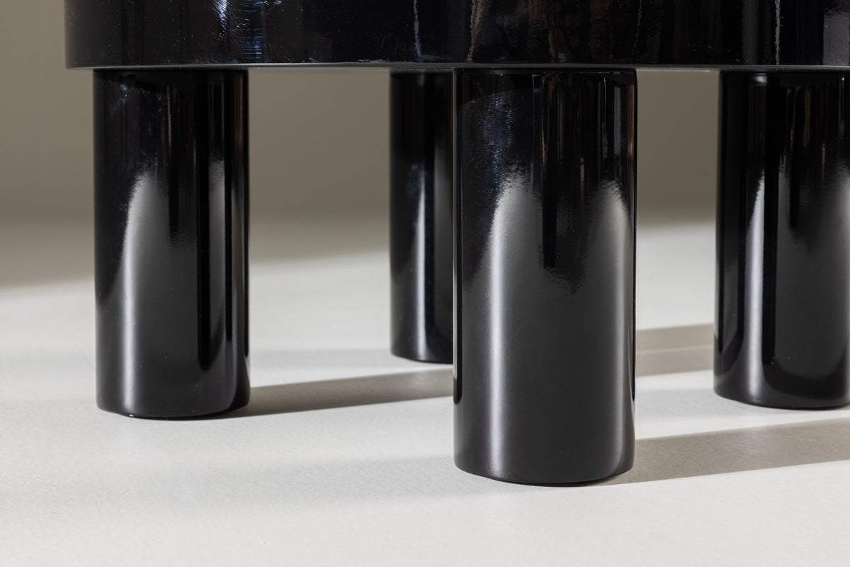 Varberg Sofa Table ⌀60 Sort