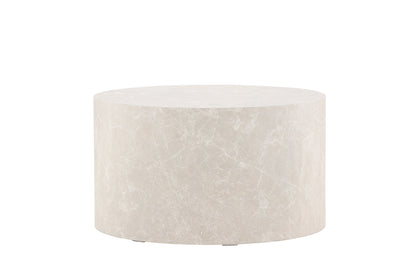 York Sofa Table ⌀80 Beige
