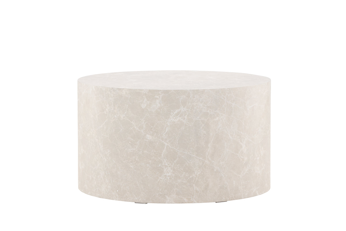 York Sofa Table ⌀80 Beige
