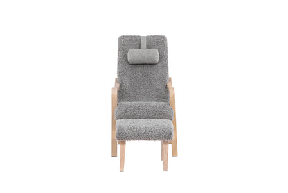 Fårö Lounge Stol Lys Grå