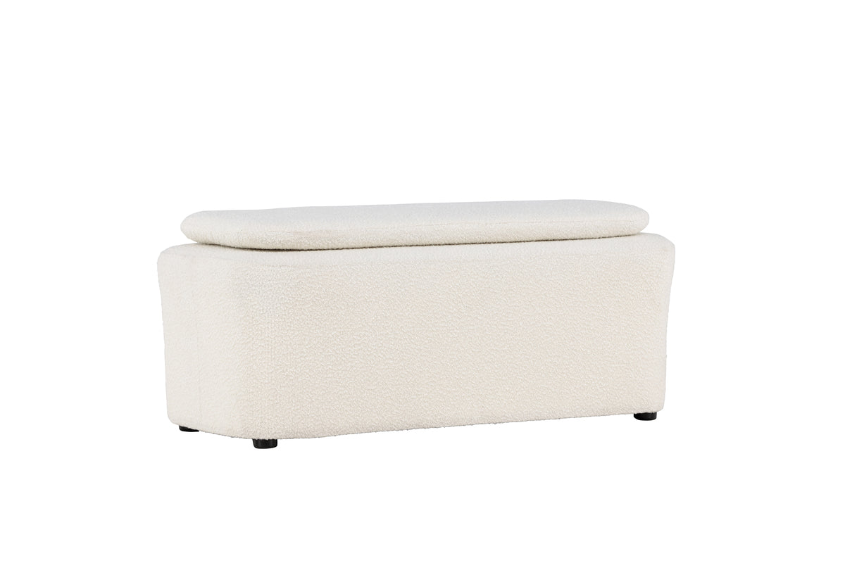 Laurel Ottoman 53 x 66 x 83 Hvid