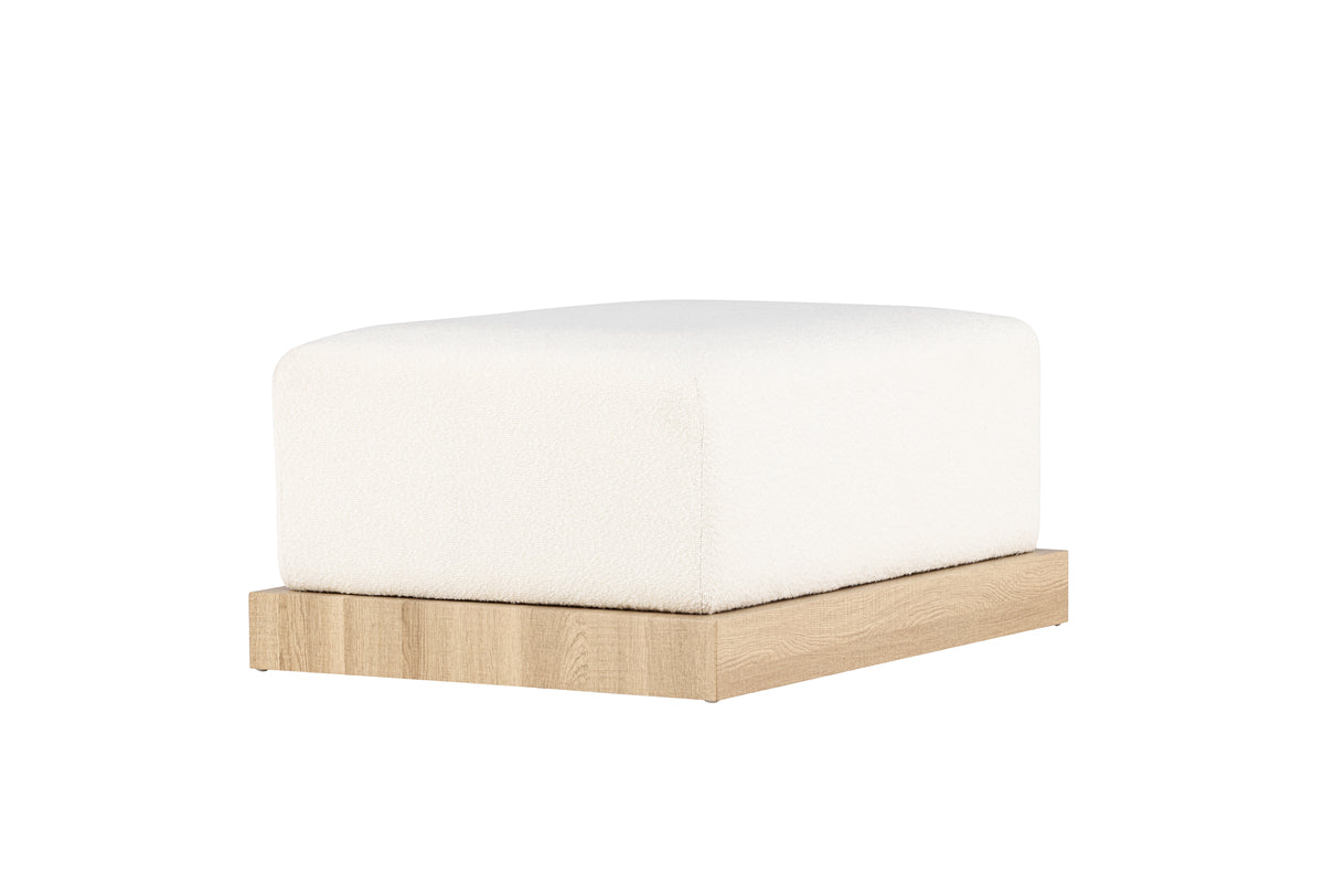 Ivy Ottoman 70 x 45 x 100 Hvid