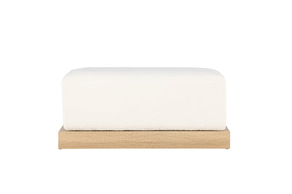 Ivy Ottoman 70 x 45 x 100 Hvid