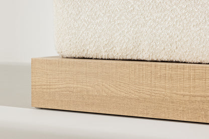 Ivy Ottoman 70 x 45 x 100 Hvid