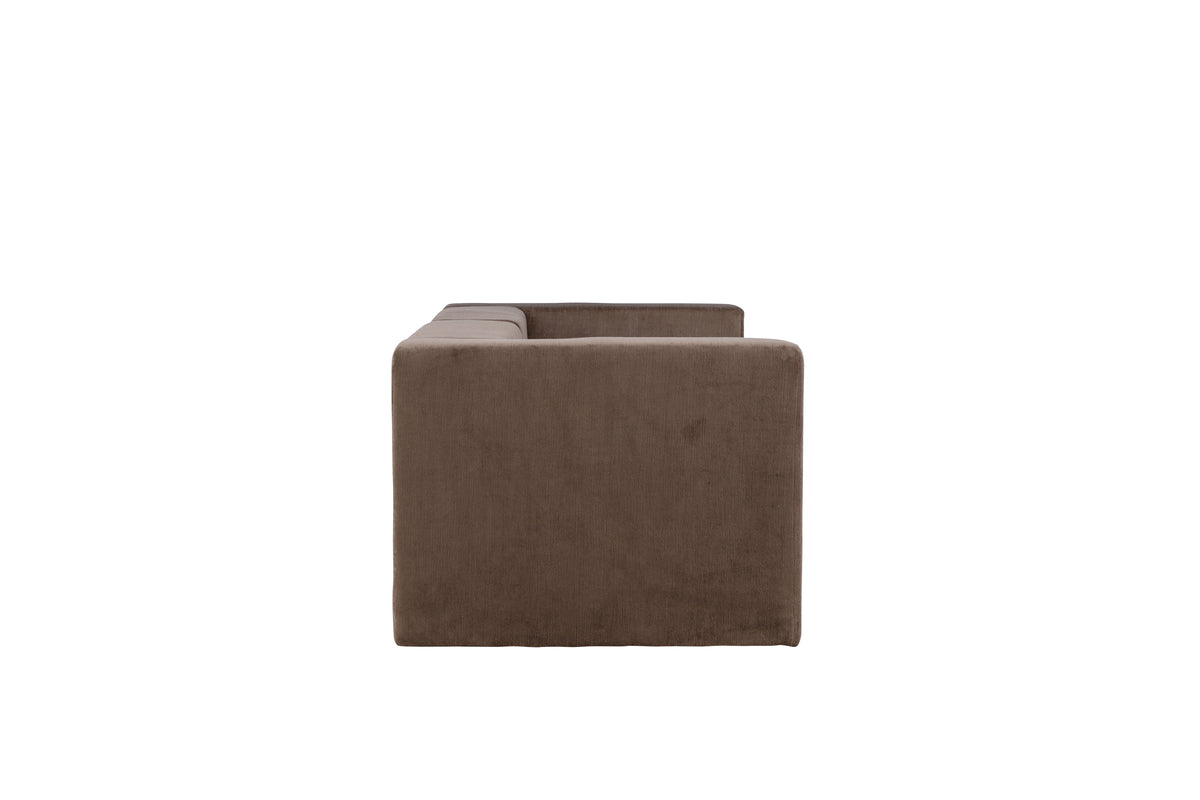Lumi 3-Seat Sofa Brun