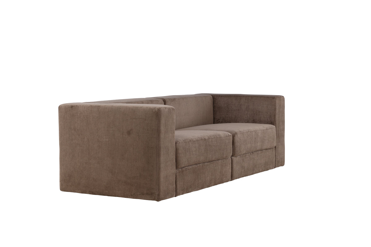 Lumi 3-Seat Sofa Brun