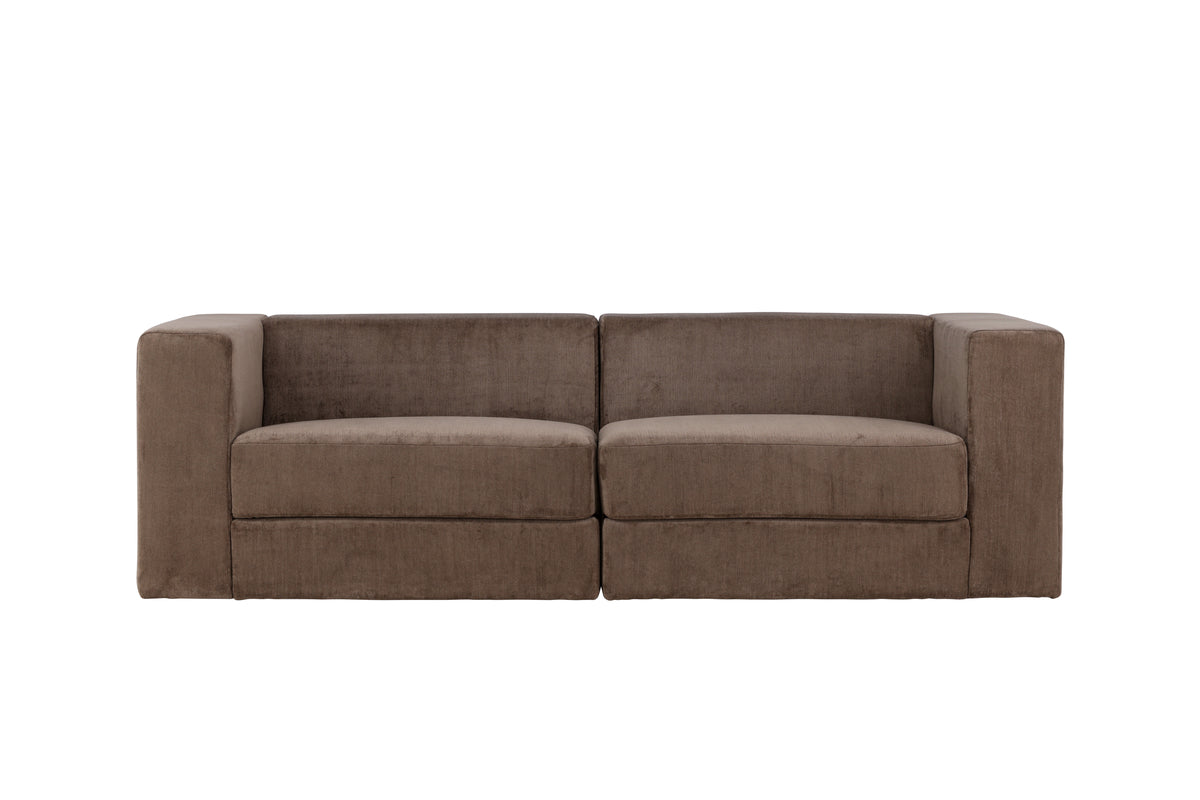 Lumi 3-Seat Sofa Brun