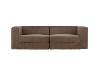Lumi 3-Seat Sofa Brun