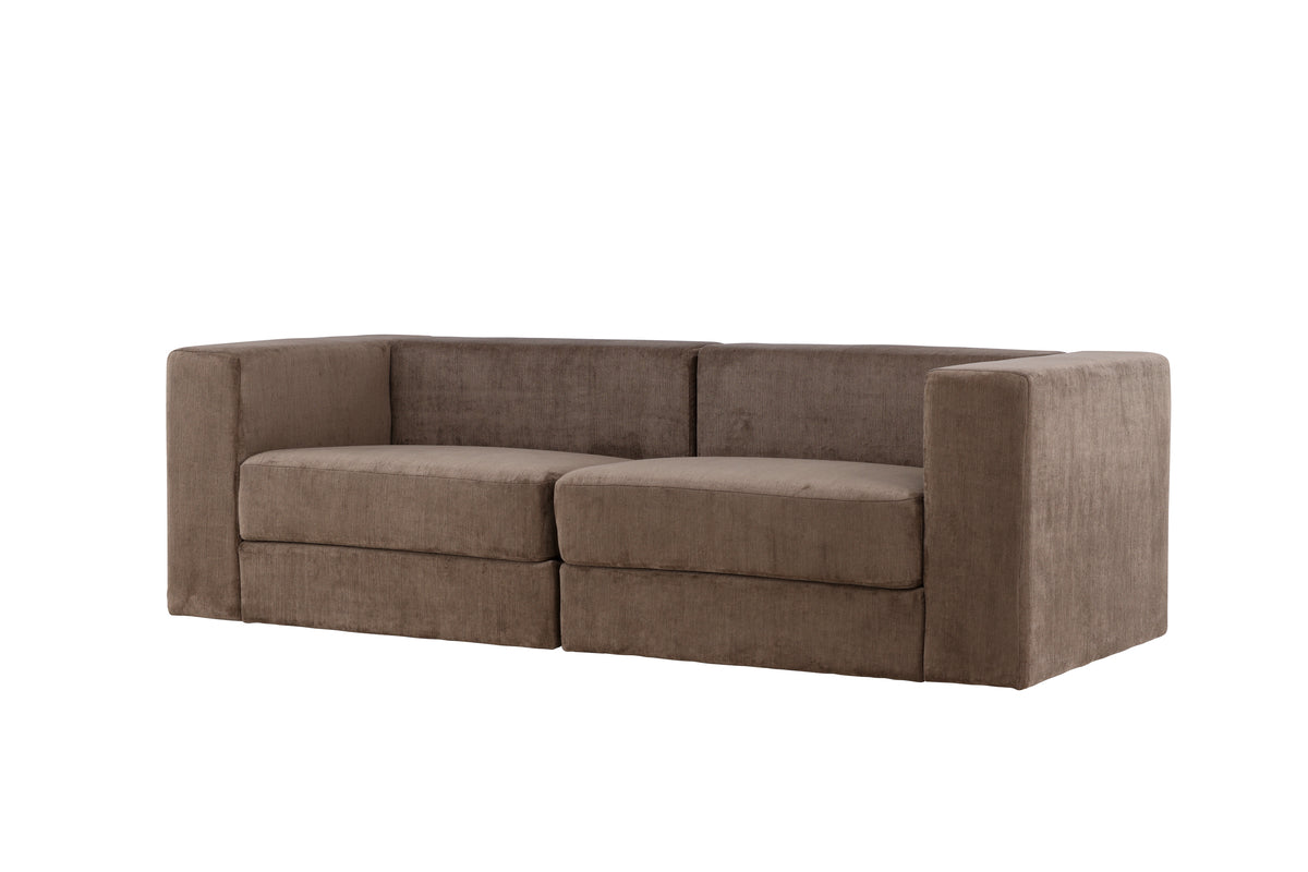 Lumi 3-Seat Sofa Brun