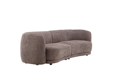 Cielo 3-Seat Sofa Brun
