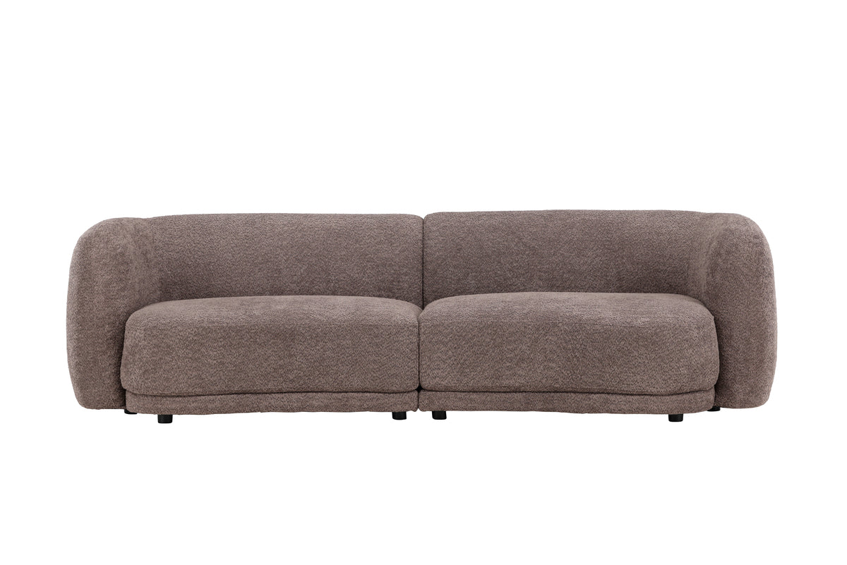Cielo 3-Seat Sofa Brun