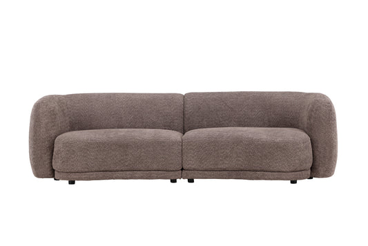 3-personers sofa, brun