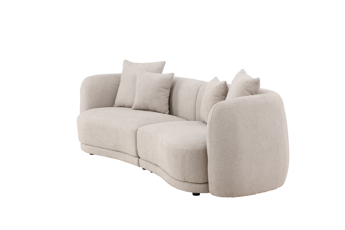 Cielo 3-Seat Sofa Beige