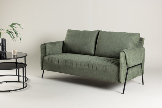 2-personers sofa, grøn