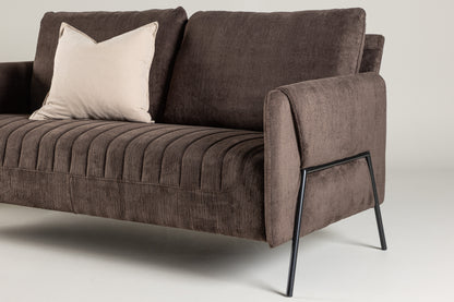 Indigo 2-personers Sofa Brun