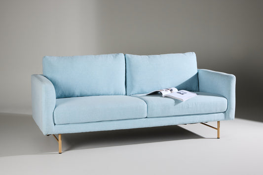 3-personers sofa, blå