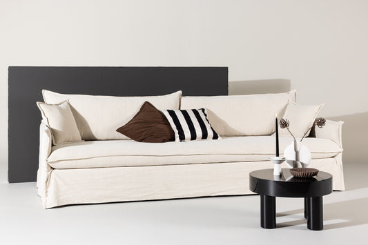 4-personers sofa, beige