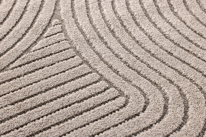 Vince rektangulært tæppe 230 x 160 brun