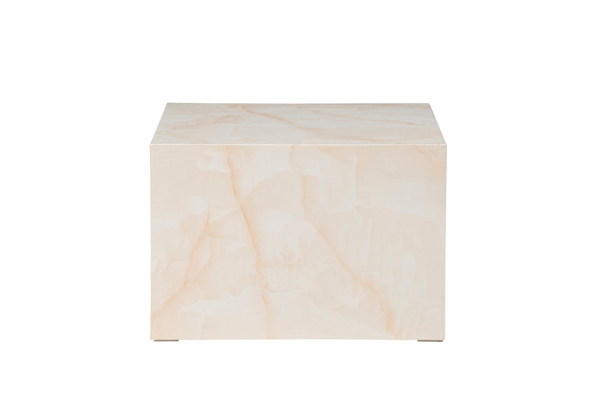 York Sofabord 80 x 60 Lys Gul