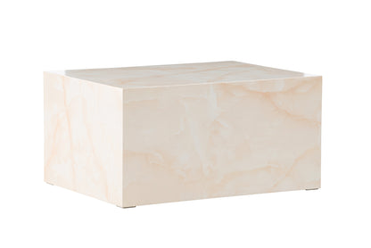 York Sofabord 80 x 60 Lys Gul