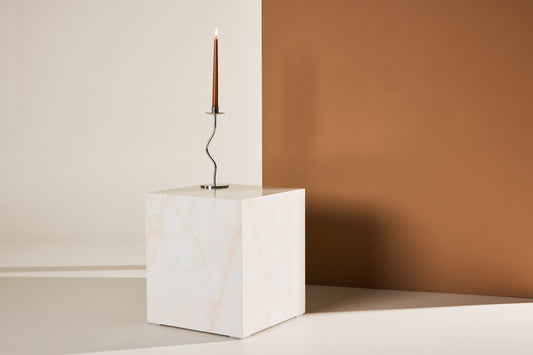 Sofa Bord 40 x 40 Lys Gul