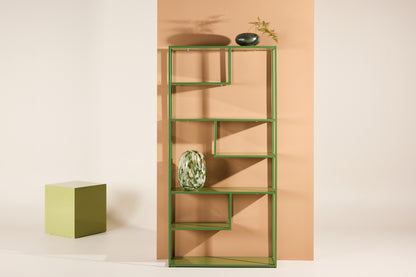 Staal Hylde 80 x 26 x 164 Grøn