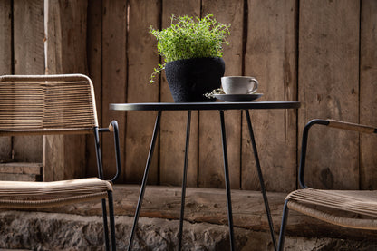 Bacong Cafébord ⌀60 Sort