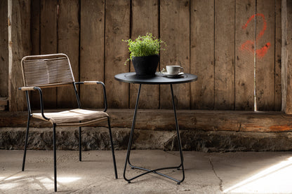 Bacong Cafébord ⌀60 Sort