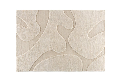 Boone Rektangulært Tæppe 290 x 200 Beige