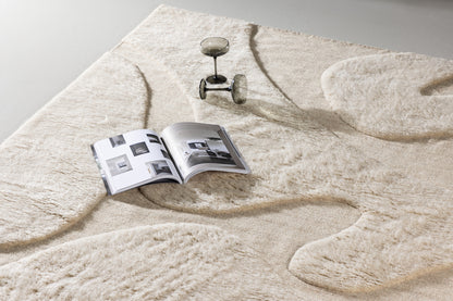 Boone Rektangulært Tæppe 290 x 200 Beige