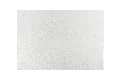 Todd rektangulært tæppe 230 x 160 hvidt