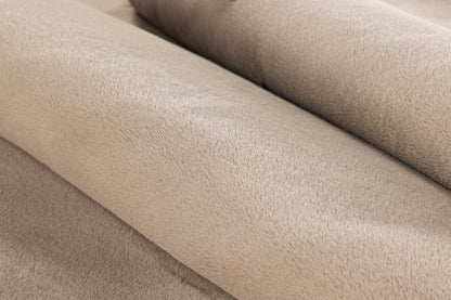 Leni rektangulært tæppe 240 x 170 beige