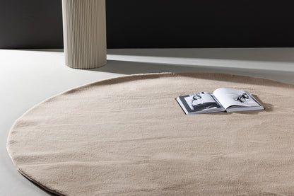 Leni Runde Tæpper ⌀200 Beige