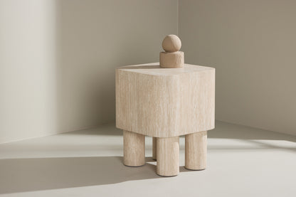 Klirou Sidebord 40 x 40 Beige