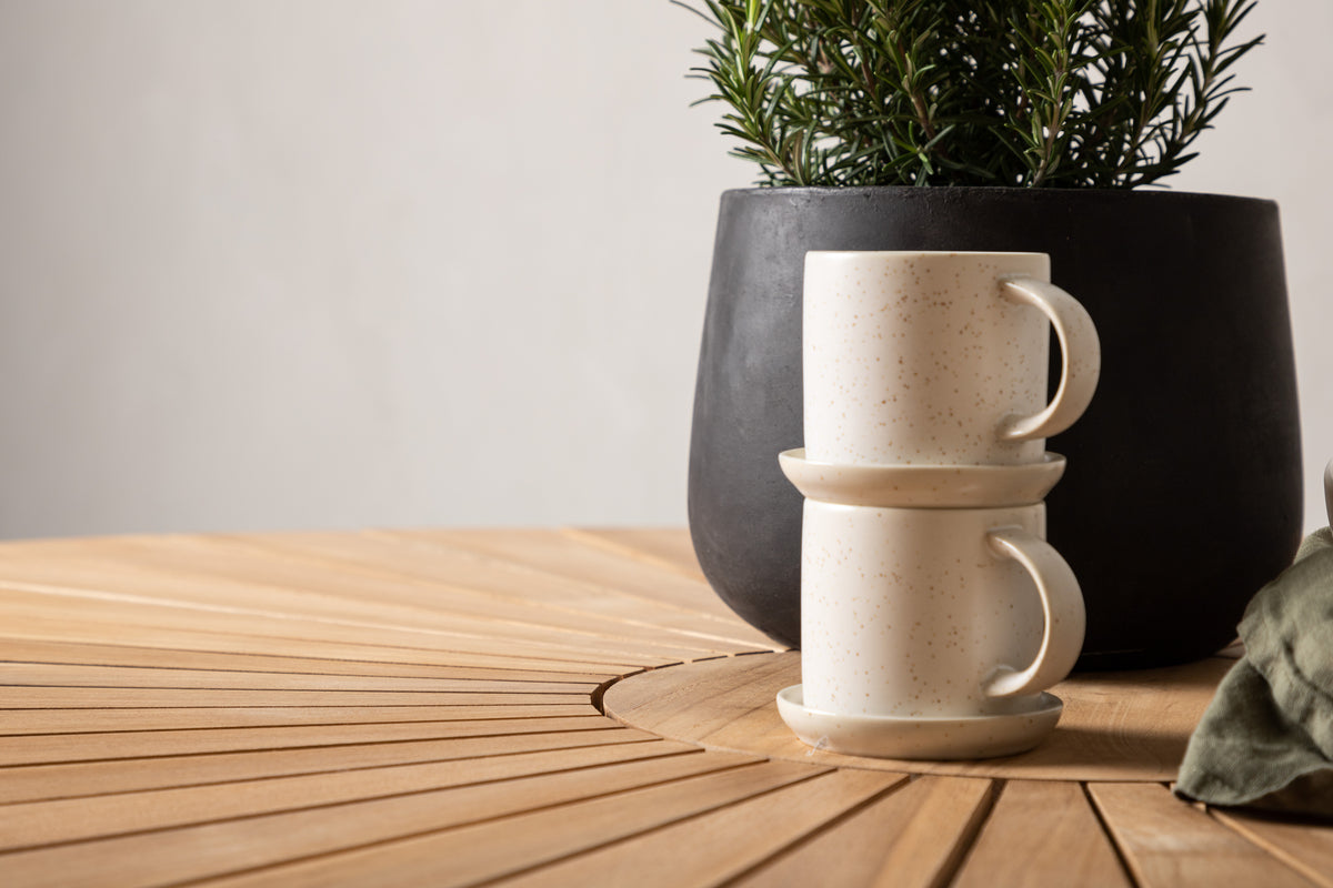 Rundt spisebord 140 Natur