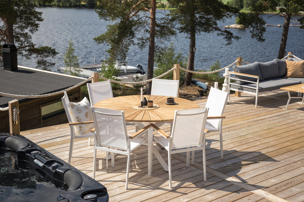 Rundt spisebord 140 Natur