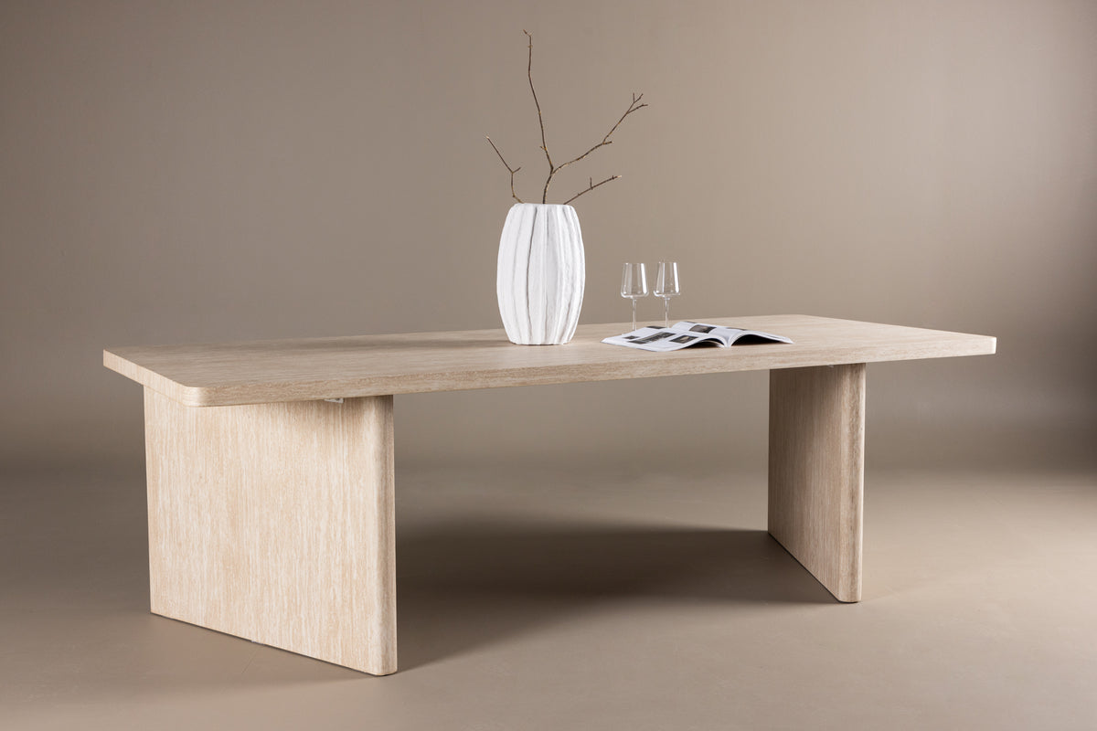 Skagen Rektangulært Spisebord 240 x 100 Beige