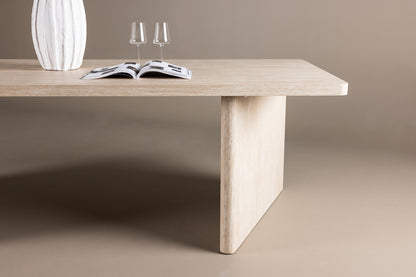 Skagen Rektangulært Spisebord 240 x 100 Beige